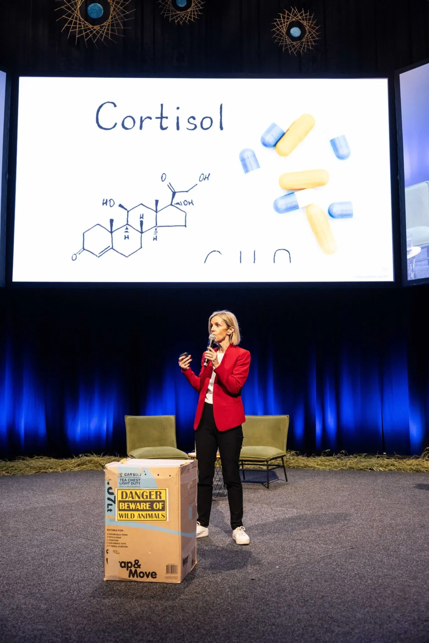 Sophie Scott OAM talks about stress hormones - and how to combat them.