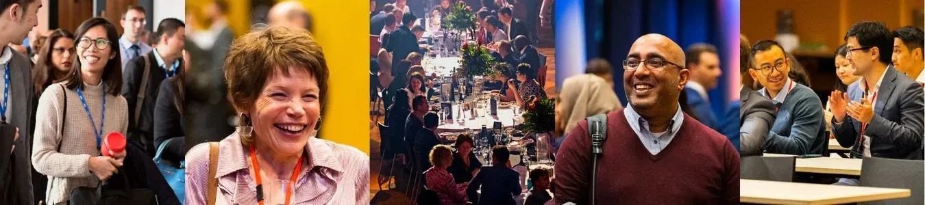 Various image showing actuaries at Actuaries Institute events over the years.