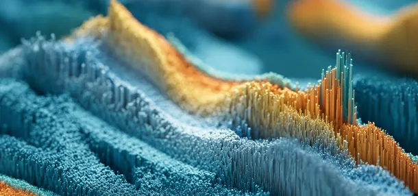 Image of Ai generate multidimensional terrain