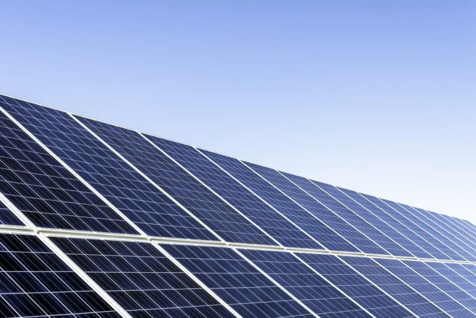 Image of solar panels. 