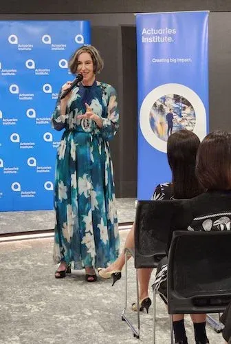 Giving the Presidential Address
