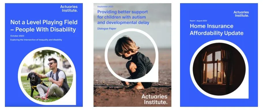 Publication of the major thought leadership categories